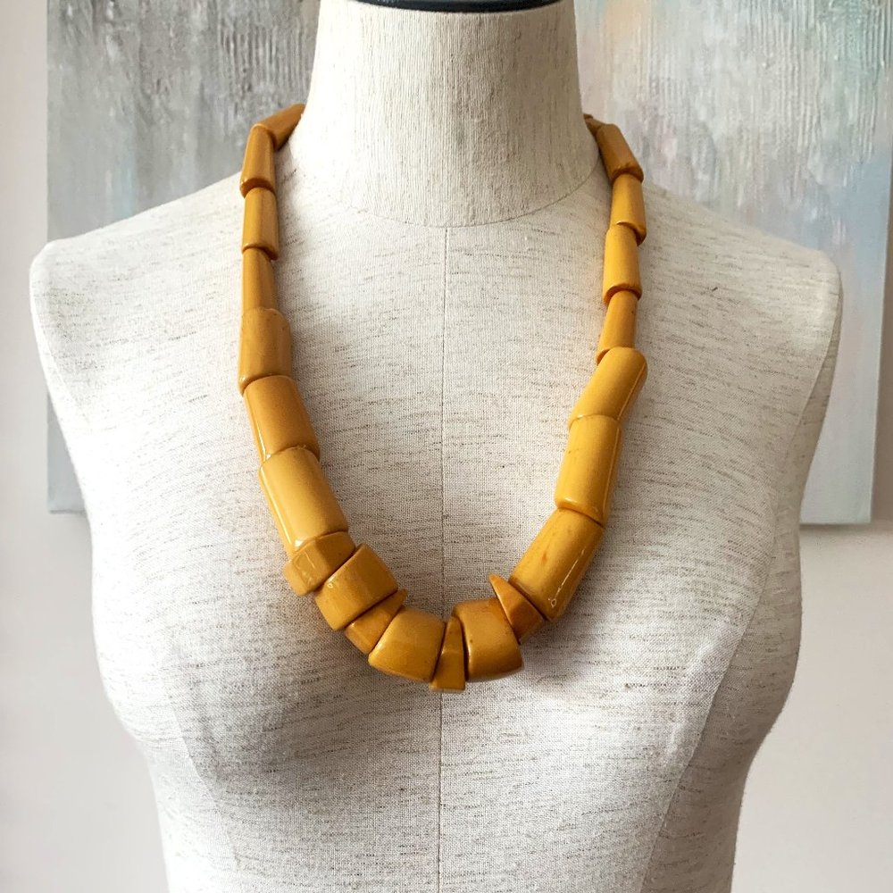 Necklace, large beads